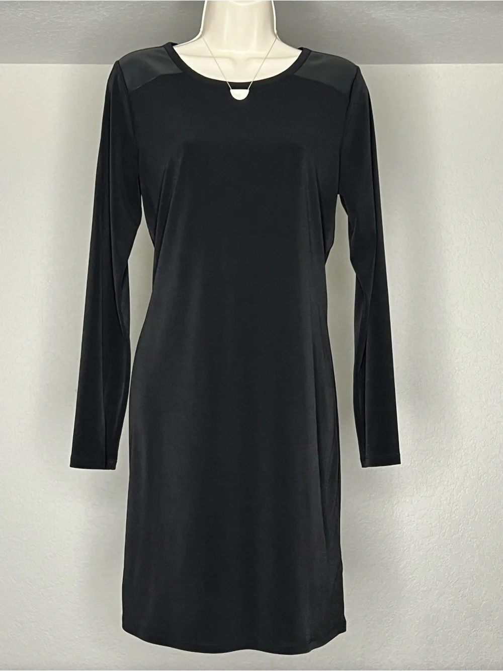Michael Kors Black Long-Sleeve Mini Bodycon Dress